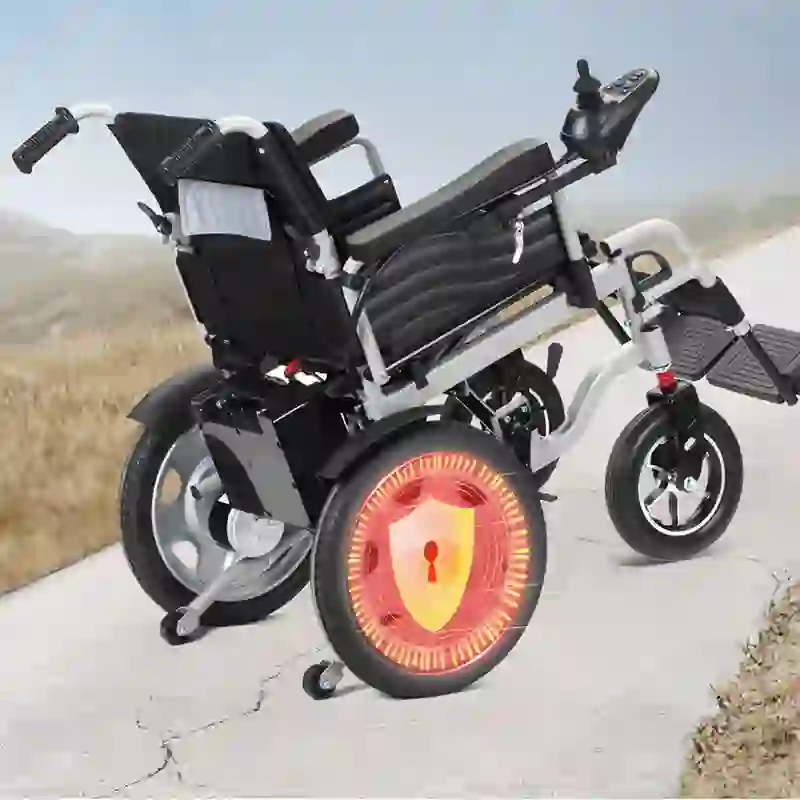 Electric Wheelchair (1) Electric Wheelchair Foldable Power Mobility Chair