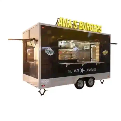 Custom Food Trailer Built Mobile Burger Kitchen