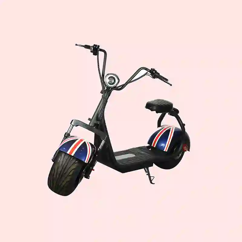 Harley Electric Scooter  City Coco Style  Union Jack Design