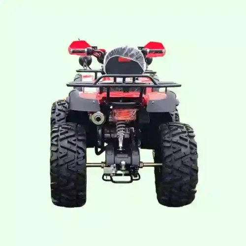 Red 4 Wheel ATV Off-Road Use