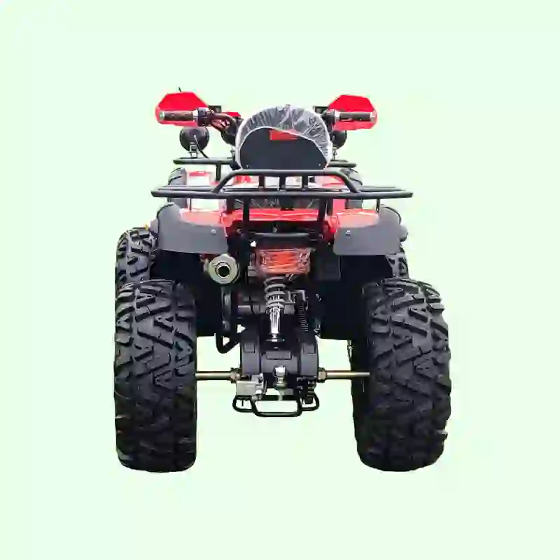 Red 4 Wheel ATV Off-Road Use