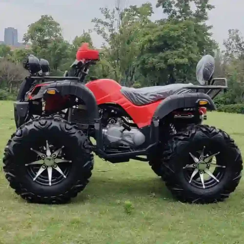 Red 4 Wheel ATV Off-Road Use