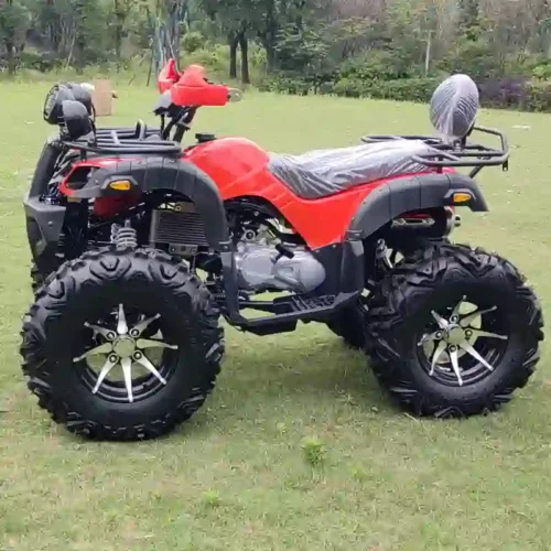 Red 4 Wheel ATV Off-Road Use