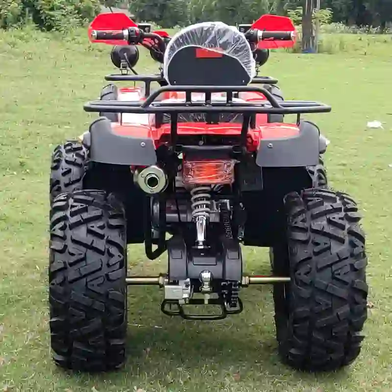 Red 4 Wheel ATV Off-Road Use