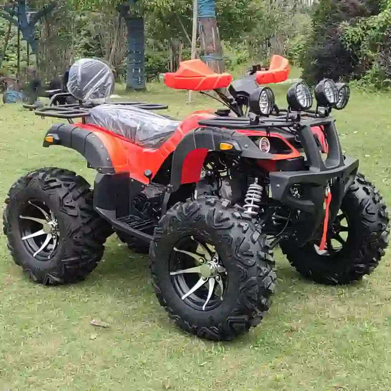 Red 4 Wheel ATV Off-Road Use