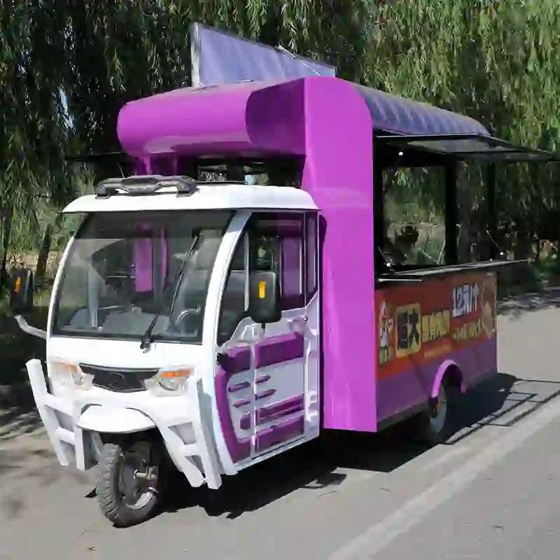 food trailer (3) Food Trailer Electric Multi-Scene for Street Vending Event Catering