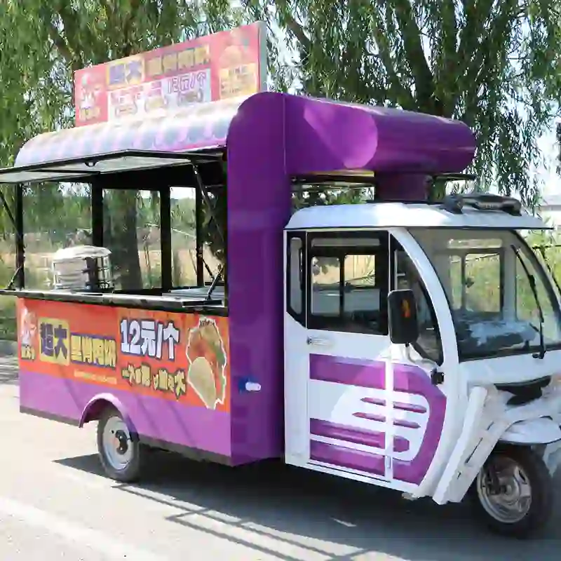 food trailer (4) Food Trailer Electric Multi-Scene for Street Vending Event Catering