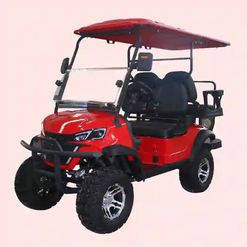 Electric Golf Cart  Off-Road Lifted Golf Buggy